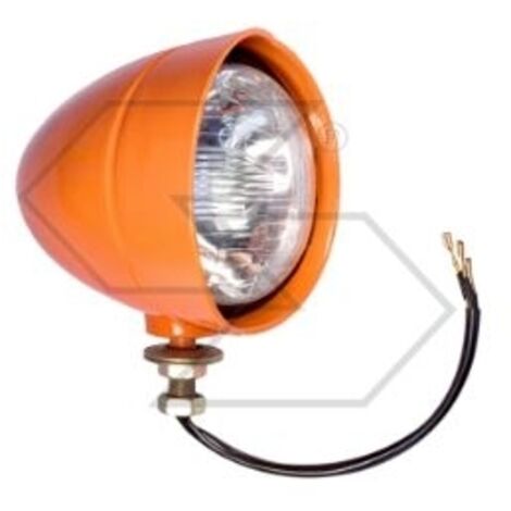 Phare à trois feux droit pour tracteur agricole Ø 140 mm