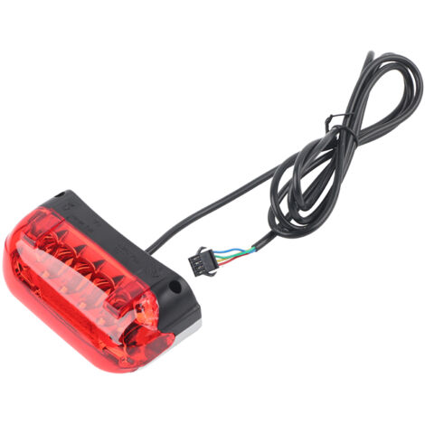 Phare arrière LED pour vélo électrique 36V, lampe de frein et signalisation, accessoire cyclisme sécurité