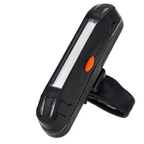 Phare arrière vélo USB rechargeable, clignotant bleu rouge haute luminosité COB pour cyclisme