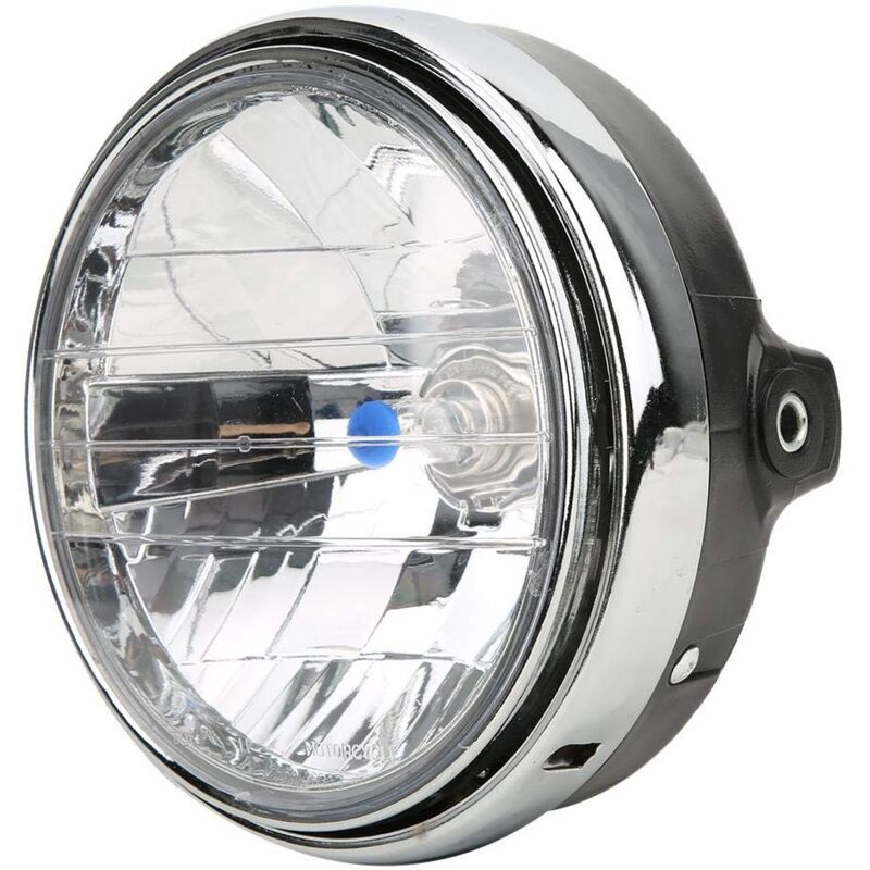 Rosvola - Ej.Life phare avant de moto, phare avant de moto rétro phare avant adapté pour CB400/Hornet 250/VTEC(Lentille claire)