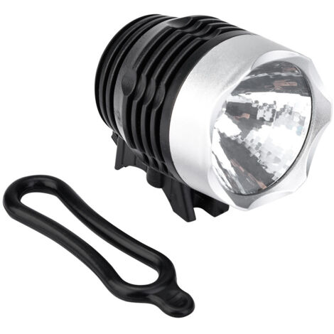 Phare avant de vélo étanche avec fixation par sangle, lampe LED pour cyclisme extérieur