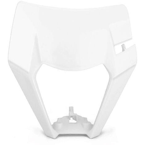Phare avant LED neuf pour moto KTM EXC, EXCF, SX, SXF, XC, XCF, XCW, XCFW 125, 150, 250, 300, 350, 450 et 530 - Face avant blanche