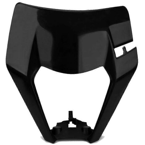 Phare avant LED neuf pour moto KTM EXC, EXCF, SX, SXF, XC, XCF, XCW, XCFW 125, 150, 250, 300, 350, 450 et 530 - Face avant noire
