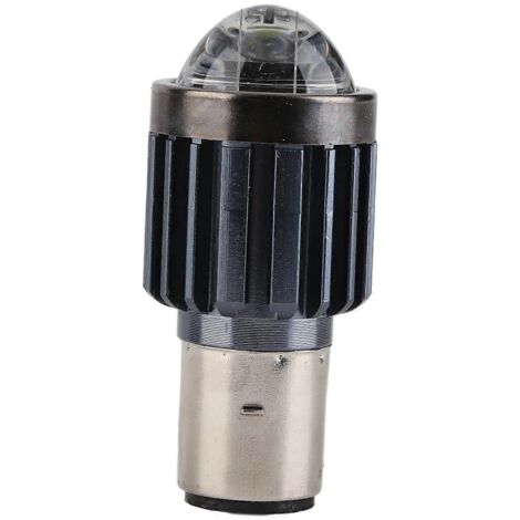 Phare avant moto LED BA20D 3500lm 6000K blanc froid, projecteur moto super lumineux, ampoule motocyclette haute puissance, éclairage route puissant.