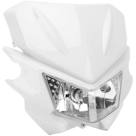 Phare avant moto LED H4 étanche DRL pour KLX 110 125 150 230 250 300, interface compatible, éclairage puissant et durable.