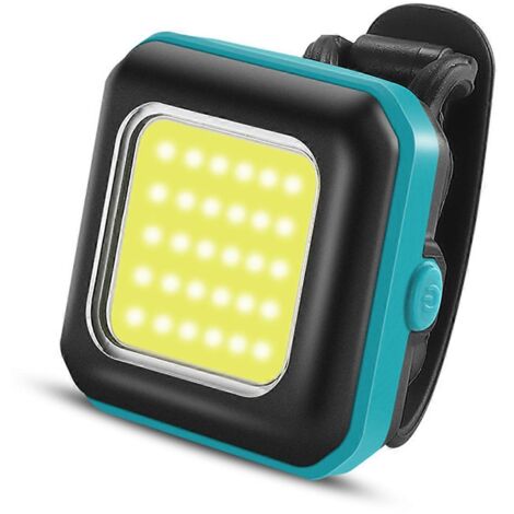 Phare avant pour VTT, éclairage de nuit, lumière bleue et blanche - Lumière blanche