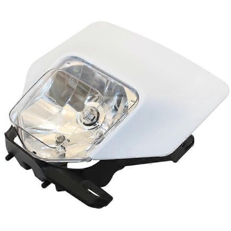 Phare avant universel modifié pour moto tout-terrain Hoosiwana blanc Kevis (HL107-0-1) - Livraison constante