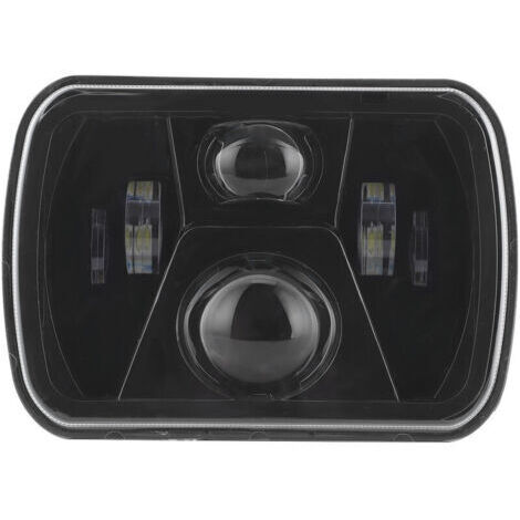 Phare carré LED H4 7 pouces haute luminosité 1224 V pour Jeep Wrangler YJ