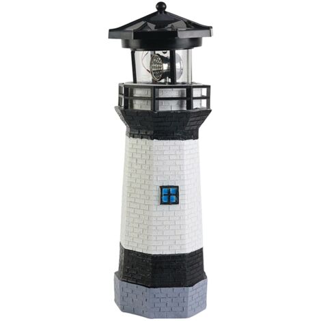 Phare de Jardin à énergie Solaire pour Décoration de Paysage, Ornement en Résine, Décoration Décorative de Jardin D'arrière-cour, Décoration Décorative de Jardin Extérieur pour