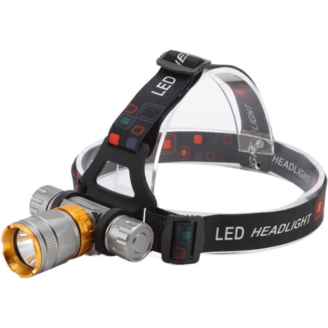 Phare de Plée à LED en Alliage D'aluminium IPX8 étanche Super Lumineux 1500 Lm 5 Modes Léger Phare à LED pour la Natation Phare de Natation à LED Lampe Frontale