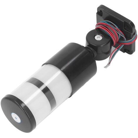 Phare de signalisation LED pliable bicolore avec alarme sonore, 12‑24V DC pour chantier