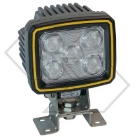 Phare de travail à led 3000 lumen rond pour tracteur agricole