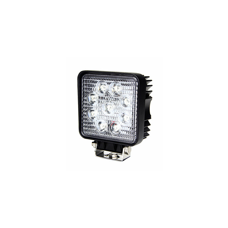 Phare de travail carre 9 led 1700lm large agriled Buisard 724703