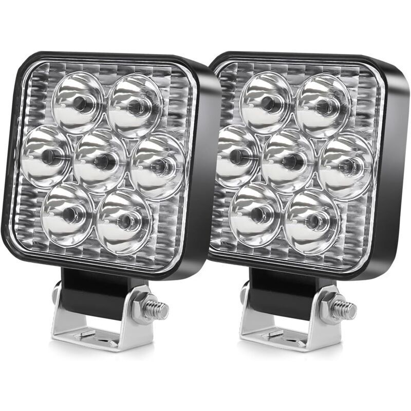 Phare De Travail Led 12v 24v, Mini Phare De Travail Led, Pour atv utv suv, Camions, Motos, Machines Agricoles, Tracteur