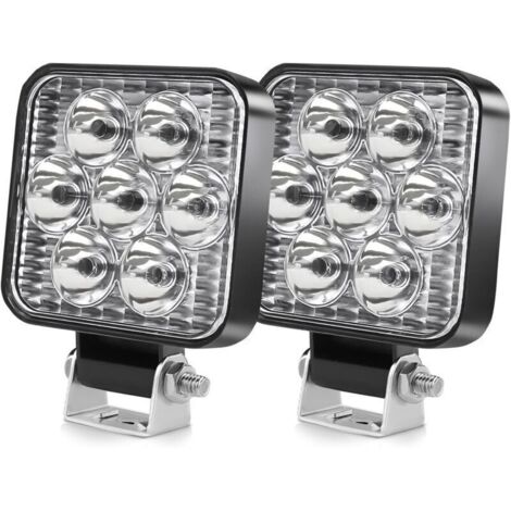 Phare De Travail Led 12v 24v, Mini Phare De Travail Led, Pour ATV UTV SUV, Camions, Motos, Machines Agricoles, Tracteur