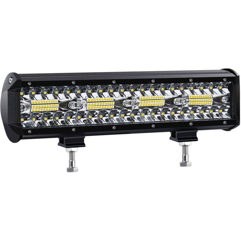 Phare de Travail LED 12V 300W 12 pouces 240W Projecteur LED Voiture 12v Etanche IP67 Spot Flood Feux Antibrouillard LED 27,000lm Feux de Travail pour