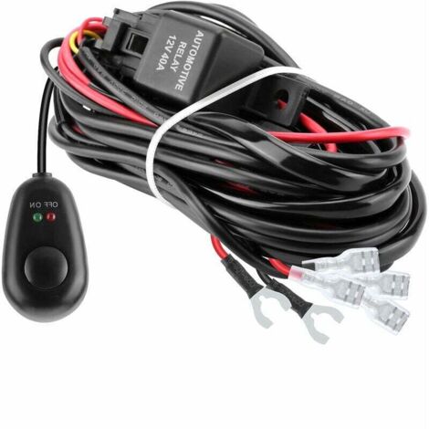 Phare de Travail LED 12V 300W Câblage à barres led Projecteur LED Voiture 12v Etanche IP67 Spot Flood Feux Antibrouillard LED 27,000lm Feux de Travail pour Voiture Camion Tracteur SUV Bateau