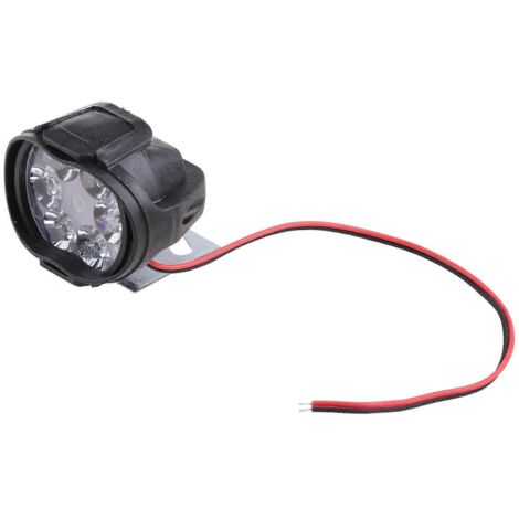 Phare de travail pour motos, projecteur antibrouillard à 6 LED 15W 1500LM, feux antibrouillard LED pour scooters