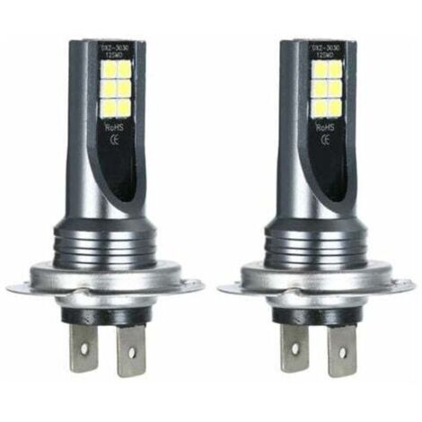 Phare de voiture lumière blanche H7 2pcs