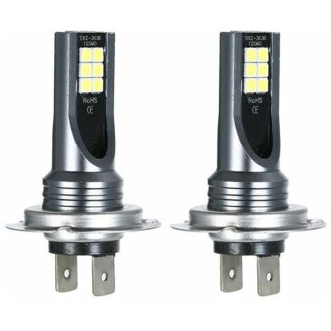 Phare de voiture lumière blanche H7 2pcs