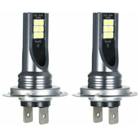 Phare de voiture lumière blanche H7 2pcs-Crezuo