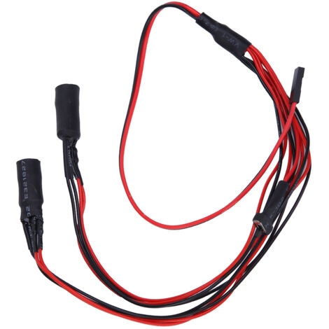 Phare LED 10mm pour voiture RC 1/10, accessoire de modification DIY avec télécommande