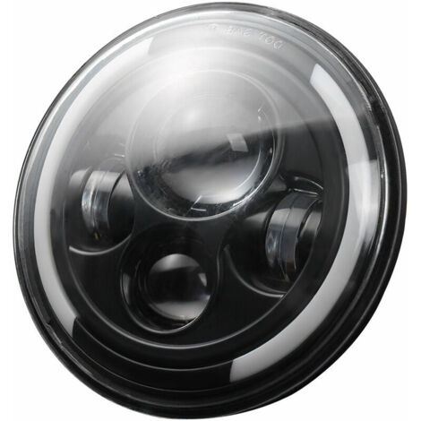 Phare Led 7 150W Lampe Frontale Led Ronde H4 H13 Phare 6500K Feu De Croisement Etanche, 150W