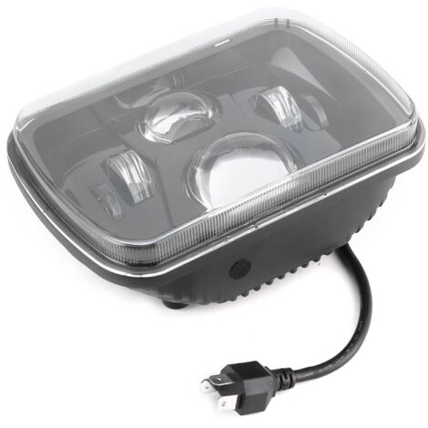 Phare LED H4 7 pouces Haute Luminosité 12‑24V pour Jeep Wrangler YJ