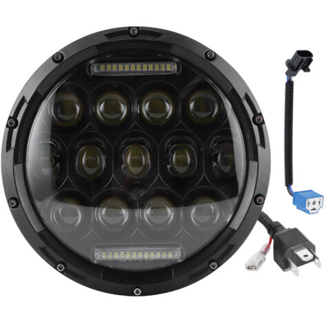 Phare LED Haute efficacité 7 Pouces 75W pour, Universel.