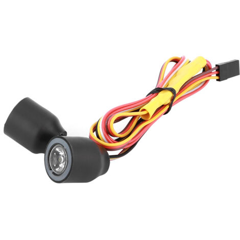 Phare LED pour Jeep Wrangler RC 1/10, Accessoires de Modification et Amélioration DIY