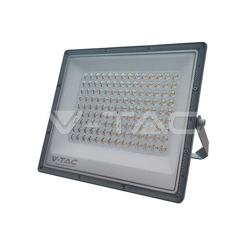V-tac led projecteur 100w 3000/4000/6500k gris vt-44100cct - 23615