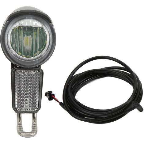 Phare LED Vélo Électrique 6‑60V, Boîtier Alliage d'Aluminium Étanche pour Connecteur