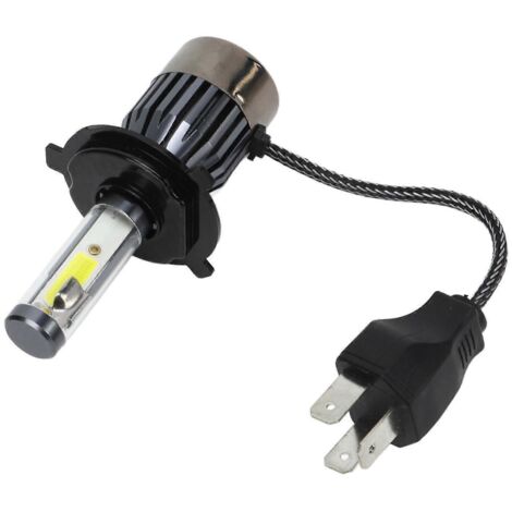 Phare Moto LED 30W 12V 4000LM, Ampoule Super Lumineuse Haute/Basse, Projecteur Etanche Puissant Motocycle, Lampe Avant 12 Volts 30 Watts.