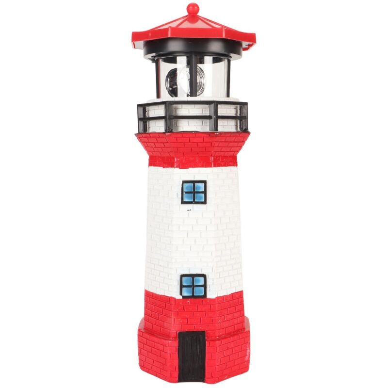 Phare Solaire à LED, Tour de 360 degrés, avec Capteur de lumière du Jour pour Un allumage et Un arrêt automatiques, sans Fil