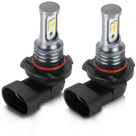 phares antibrouillard LED étanches IP68 pour voiture V1, kit de conversion tout-en-un, 16 W, 1000 lm, 6000 K, 9005/HB3/H10
