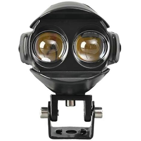 Phares antibrouillard pour moto 3 pouces 6000K 3500K LED pour conduite tout-terrain