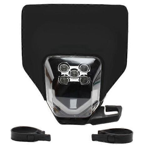Phares avant carrés pour moto tout-terrain, livraison constante, Kweis KTM, phares avant modifiés Husiwana, phares LED avant --HL107-3-2 Noir