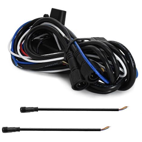 Phares de moto avec interrupteur, barre lumineuse/phare de travail, antibrouillard