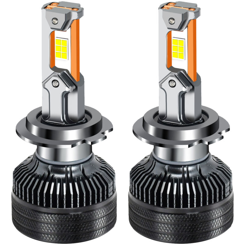 Lifcausal - Phares de voiture à led IP68 étanches 65W Phares de voiture à led 6000K 13000LM 9012 9005 9006 H1 H4 H7 H11 10-32V Phares à led H4/9003