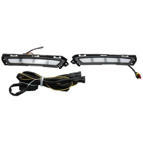 Phares de voiture, feux de jour (DRL), feux antibrouillard bicolores