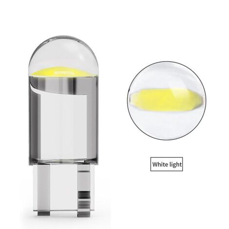 Phares de voiture LED T10 501, sans code d'erreur, compatibles Canbus, COB, xénon W5W, feux de position, lumière blanche