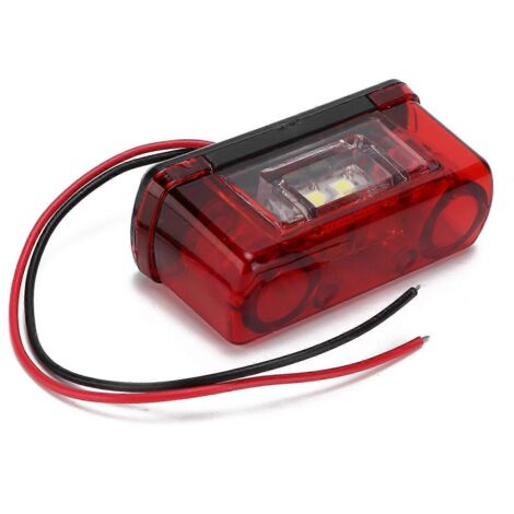 Phares LED de plaque d'immatriculation pour voiture, camion, remorque, signalisation arrière, 12V-24V DC.