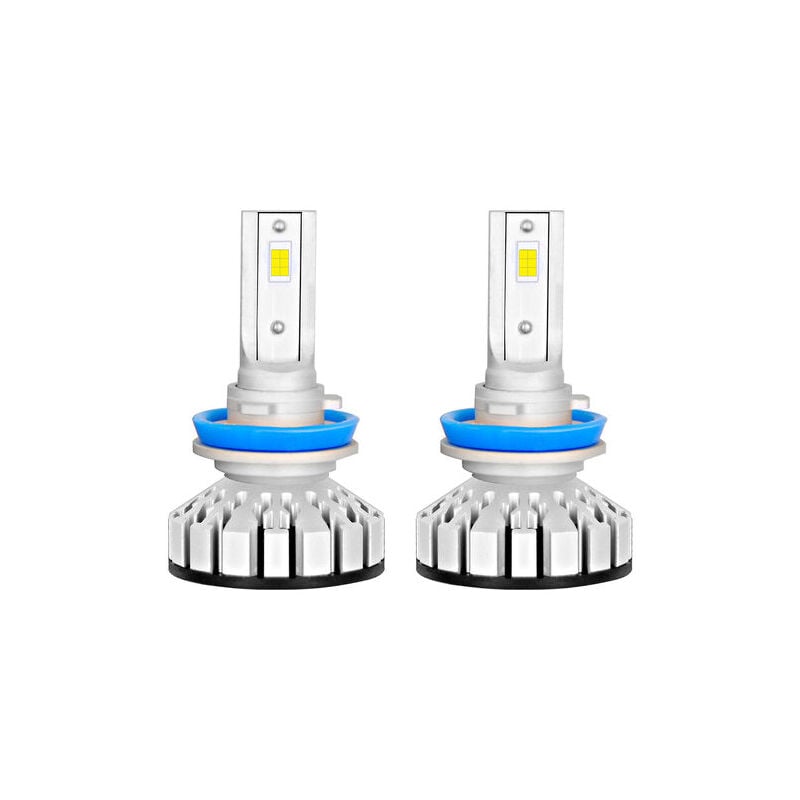 Alovez - Phares led Lampes Kit d'éclairage de conversion tout-en-un H11 H8 H9 HB2 9003 6000K 8000LM pour coffre de voiture suv - H11 H8 H9