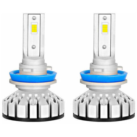 Phares LED Lampes Kit d'éclairage de conversion toutenun H11 H8 H9 HB2 9003 6000K 8000LM pour coffre de voiture SUV H11 H8 H9