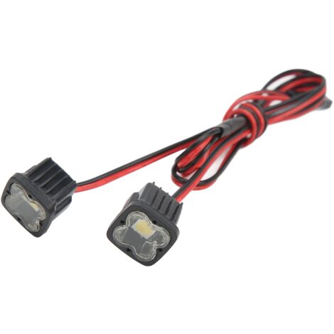 Phares LED pour Voiture RC Axial SCX10 90046, Éclairage pour Crawler 1/10
