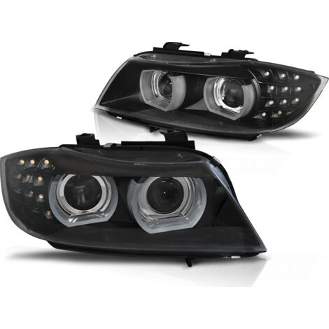 Phares Xenon BMW E90/E91 09-11 AFS LED DRL NOIR