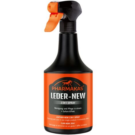 Pharmakas leather-new 2in1 pulisce, cura e nutre tutti gli articoli in cuoio 500 ml