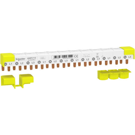 Phasenschiene Stift 3P+N 9mm 80A A9XPC712
