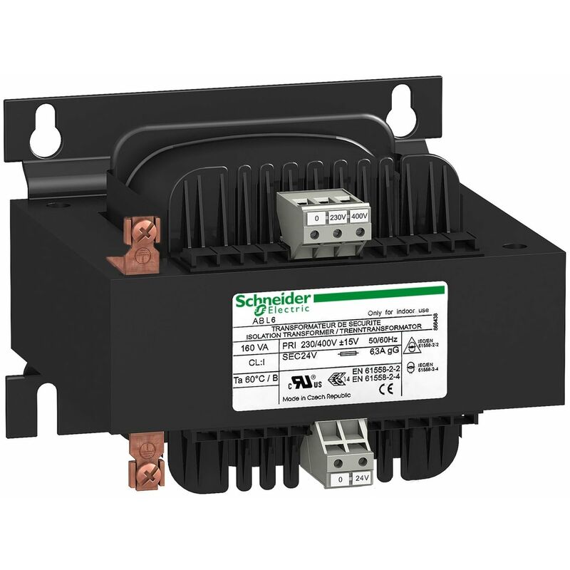 Phaseo - transformateur de tension - 230-400V - 1 x 24V - 63VA - ABL6TS06B