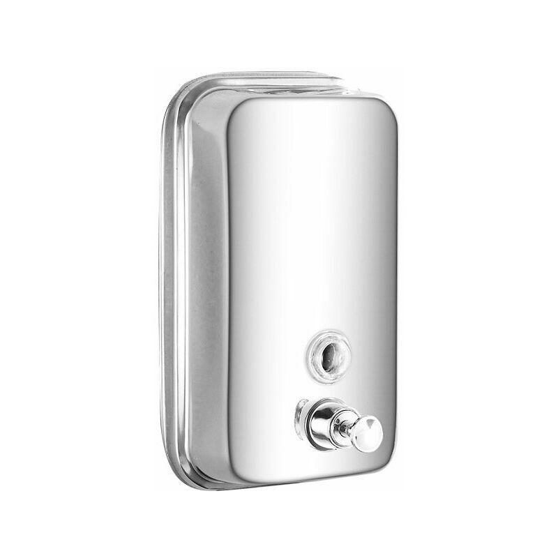 Phe Distributeur de Savon Liquide Mural pour Salle de Bains et Cuisine Poli 500ml